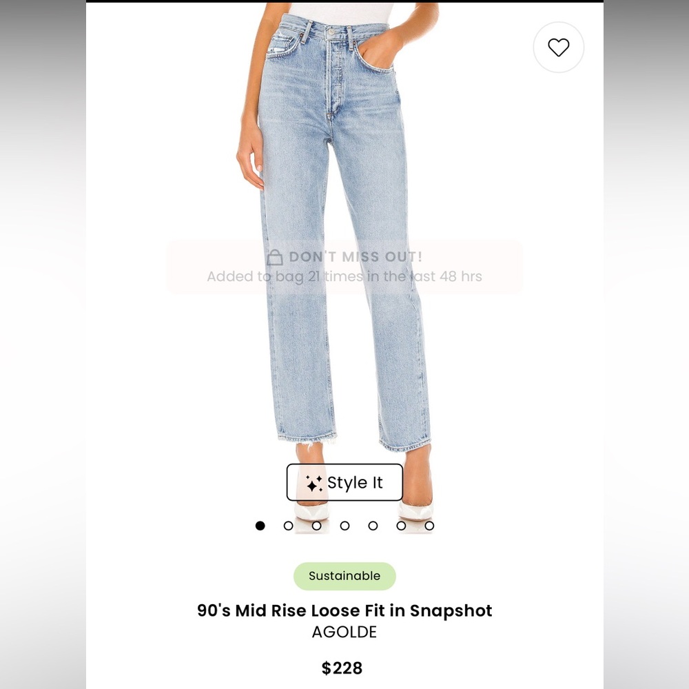 Agolde 90’s Mid Rise